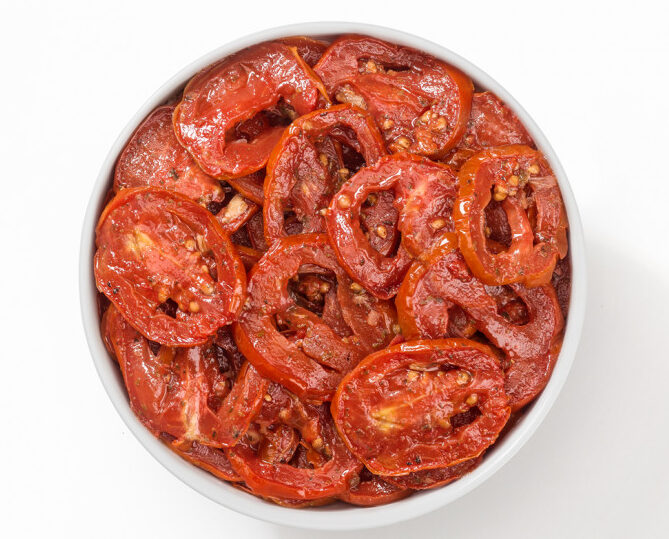 tomates frescos en vinagre