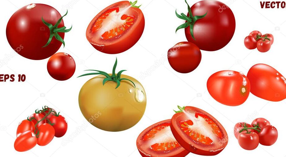 tomates maduros y jugosos