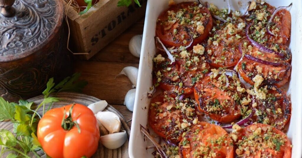 tomates provenzales al horno